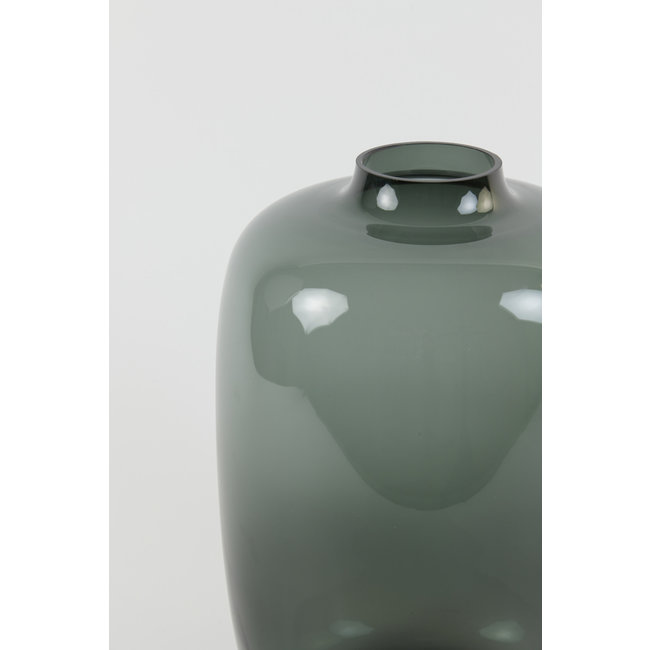 Light en Living Vaas Ø25x35 cm KEIRA glas grijs