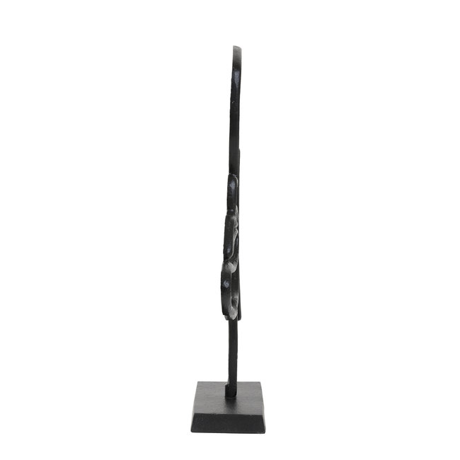 Light en Living Ornament FACE mat zwart - 2 maten