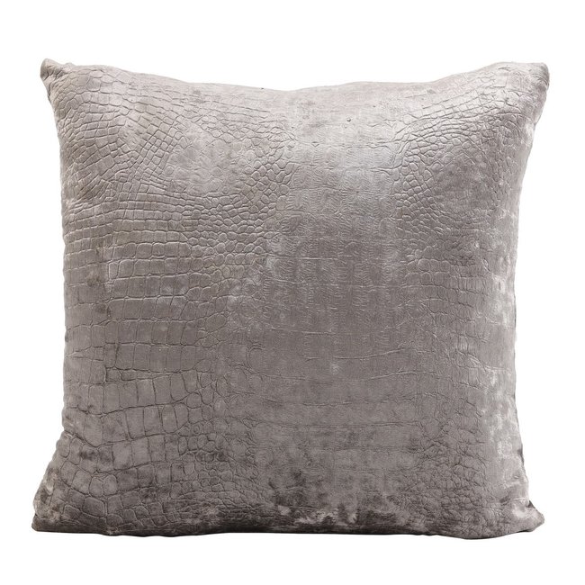 Light en Living Kussen 45x45 cm BOCANDA - zilver of taupe