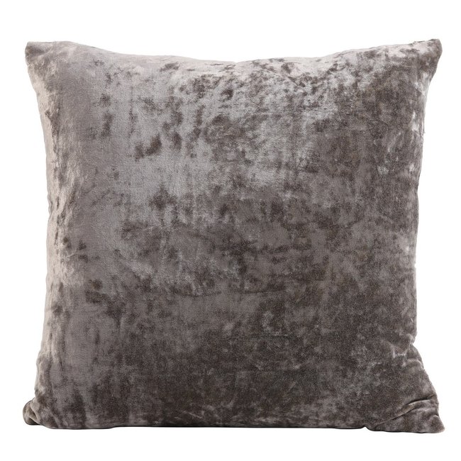 Light en Living Kussen 45x45 cm BOCANDA - zilver of taupe
