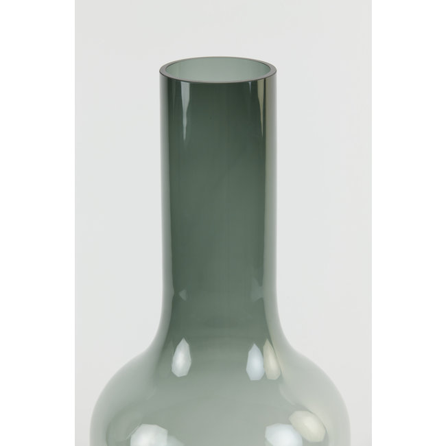 Light en Living Vaas KAELA glas grijs Ø 28 x 62,5 cm