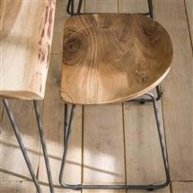 WoonStijl Kruk hout ergo