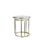 Light en Living Bijzettafel set van 2 DUARTE glas bruin+licht goud