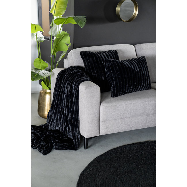 By Boo Kussen Wuzzy 50x50 cm zwart