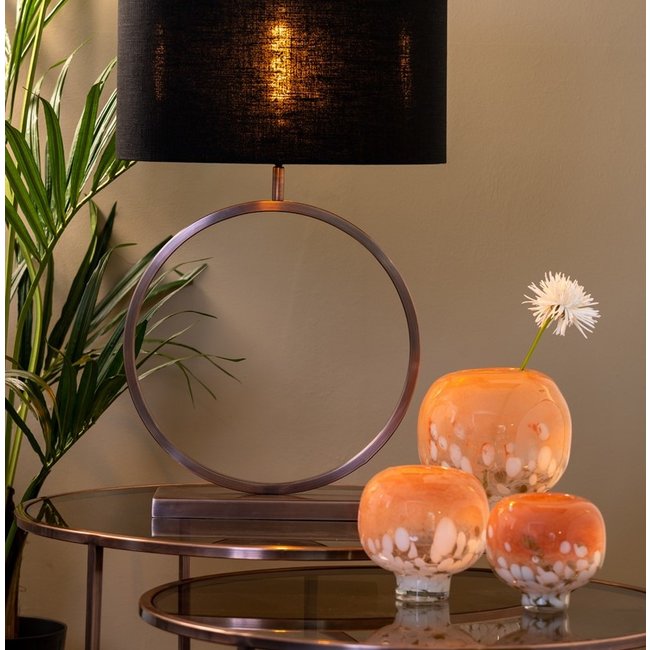 Light en Living Windlicht ELIA glas perzik