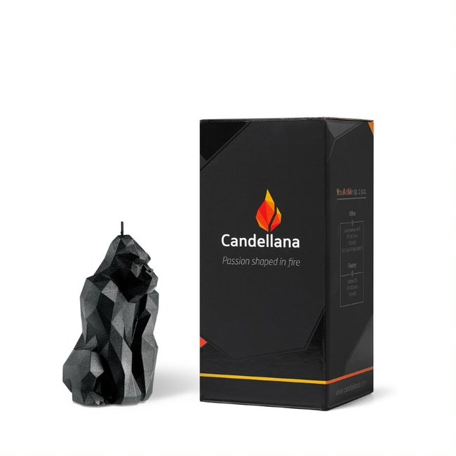 Candellana Kaars Gorilla zwart