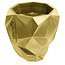 Candellana Bloempot beton Geometric 13 cm Classic Gold