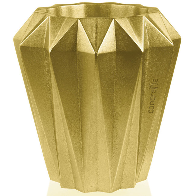 Candellana Bloempot beton Rack 13 cm Goud