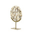 Light & Living Ornament op voet 35x12x50 cm GOUYA  wit agaat+antiek brons