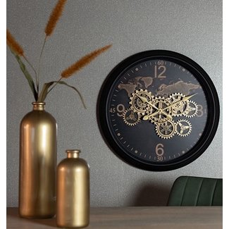 Countryfield Klok Carta zwart 60 cm