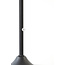 Light en Living Hanglamp MAYSON  zwart+glas bruin - Diverse maten