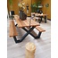 Woood Tablo Outdoor Picknicktafel Naturel Met X-poot Metaal [fsc]