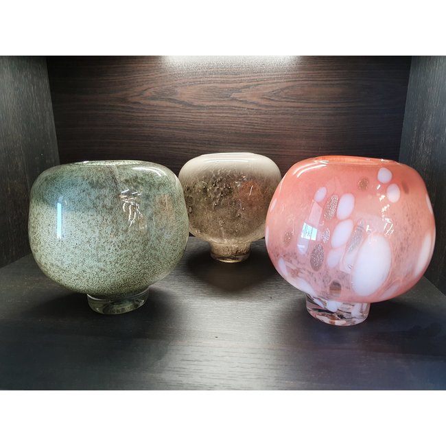 Light en Living Windlicht ELIA glas mint groen