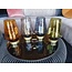 Light & Living Tafellamp LED JAYA glas  bruin+goud