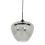 Light & Living Hanglamp MAYSON mat zwart+glas smoke - Diverse maten