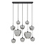 Light en Living Hanglamp Mayson Smoke met 10 lampen