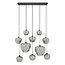 Light & Living Hanglamp Mayson Smoke met 10 lampen