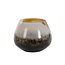 Light en Living Vaas  - windlicht SOLO glas grijs bruin