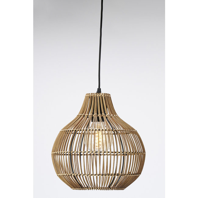 Light en Living Hanglamp Ø30x31,5 cm PACINO rotan donker bruin