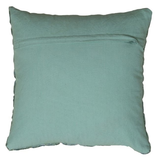 Light en Living Kussen 45x45 cm FLORIAN grijs-groen
