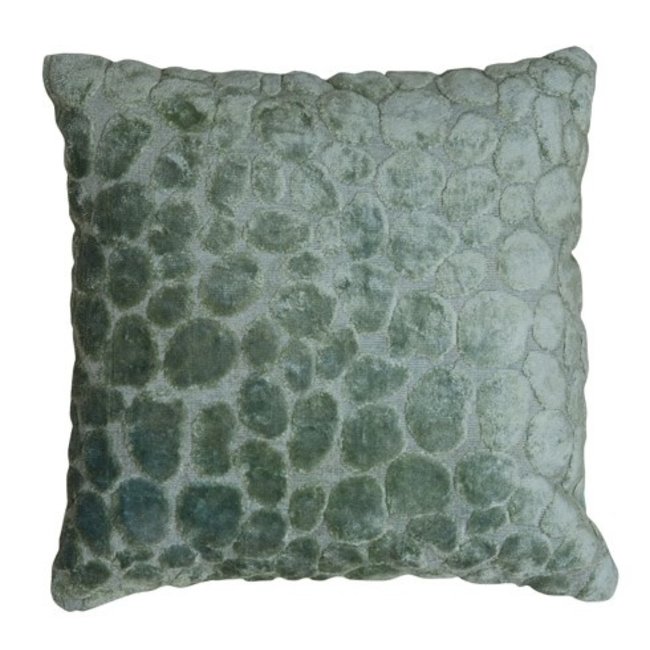 Light en Living Kussen 45x45 cm FLORIAN grijs-groen