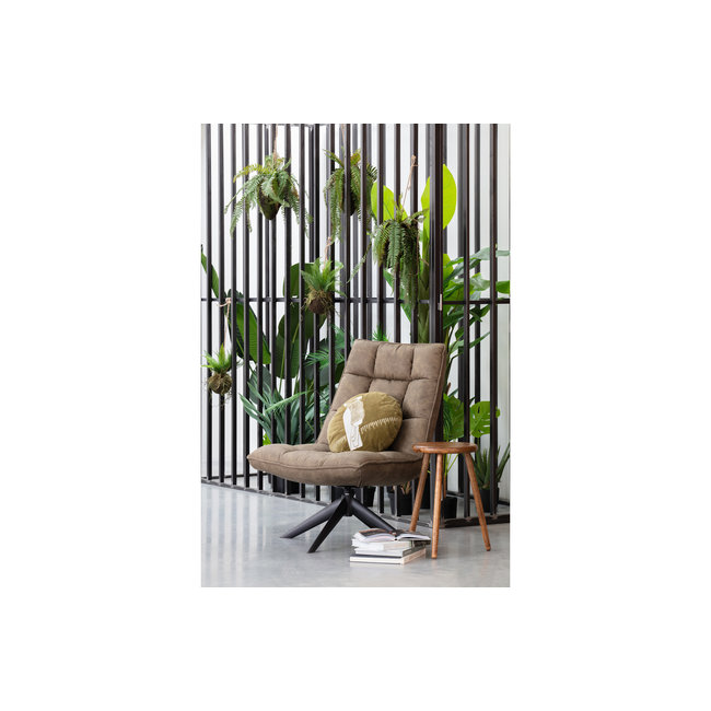 Woood Varen hangende kunstplant groen 58cm