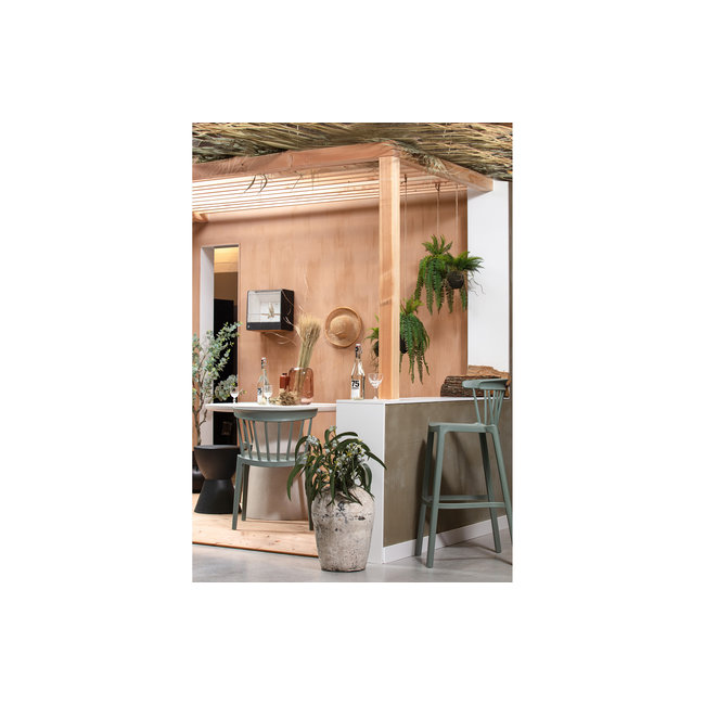 Woood Varen hangende kunstplant groen 58cm