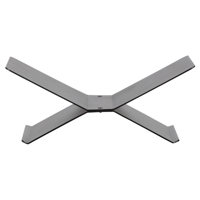 Woood Brook Boekenstandaard Liggend Metaal Zwart