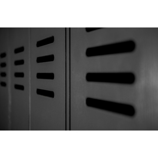 Woood Stijn Hoog 2drs Lockerkast Zwart [fsc]