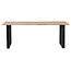 Woood Combi-tablo: Eiken 220x90 & U-poot