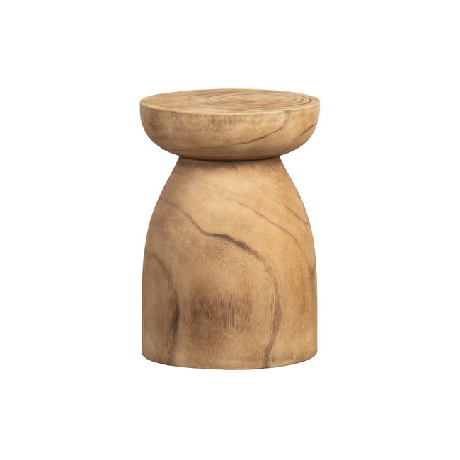 Woood Bink Kruk Hout Naturel 40xØ28cm