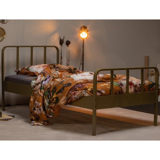 Woood Mees Bed Metaal Army 90x200 Cm