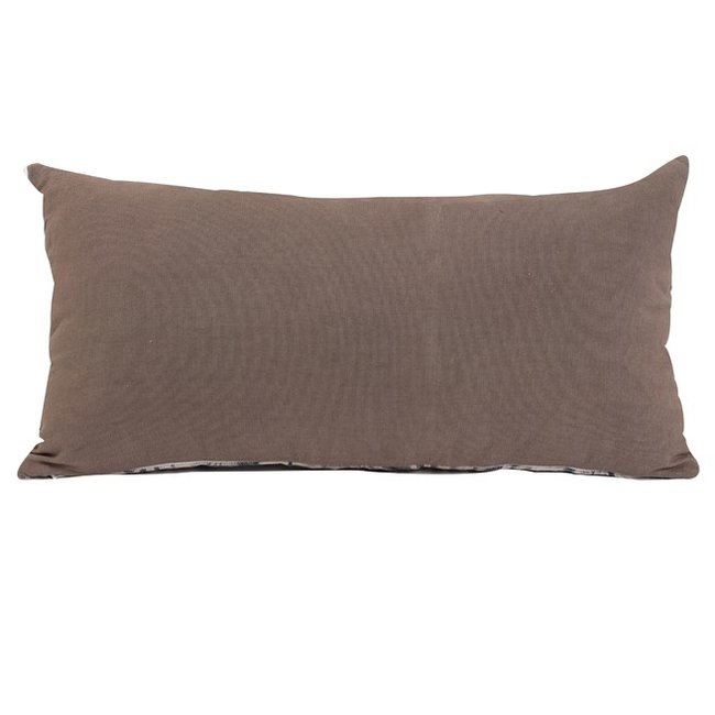 Light en Living Kussen ISHIRI print bruin vierkant