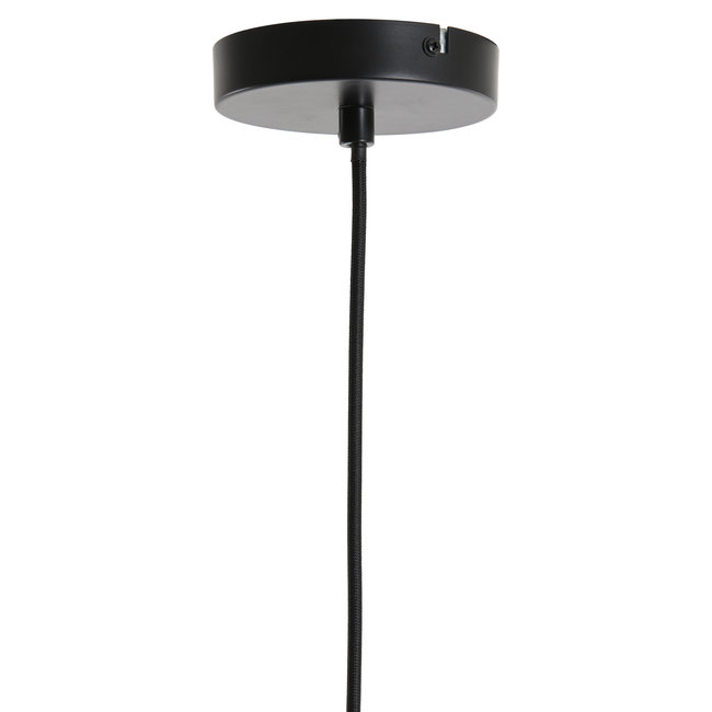 Light en Living Hanglamp Ø22x52 cm LEKAR antiek  brons+smoke glas