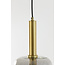 Light en Living Hanglamp Ø22x52 cm LEKAR antiek  brons+smoke glas
