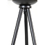 Light en Living Vloerlamp Ø42x146 cm MAYSON mat  zwart+glas smoke