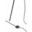 Light en Living Vloerlamp Ø42x146 cm MAYSON mat  zwart+glas smoke