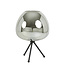Light en Living Tafellamp Ø30x43 cm MAYSON mat  zwart+glas smoke