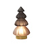 Light & Living Tafellamp LED Ø15x28 cm TREE glas mat  donker bruin