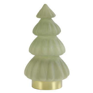 Light en Living Tafellamp LED Ø15x28 cm TREE glas mat  crème Light en Living Tafellamp LED Ø15x28 cm TREE glas mat  crème