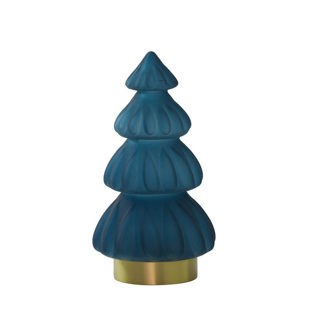 Light en Living Tafellamp LED Ø15x28 cm TREE glas mat  petrol