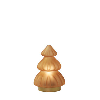 Light en Living Tafellamp LED Ø12x18 cm TREE glas mat  oranje Light en Living Tafellamp LED Ø12x18 cm TREE glas mat  oranje