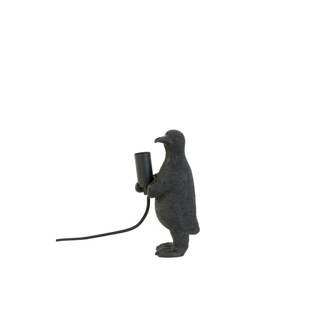 Light en Living Tafellamp E14 pinguïn mat zwart - Diverse afmetingen