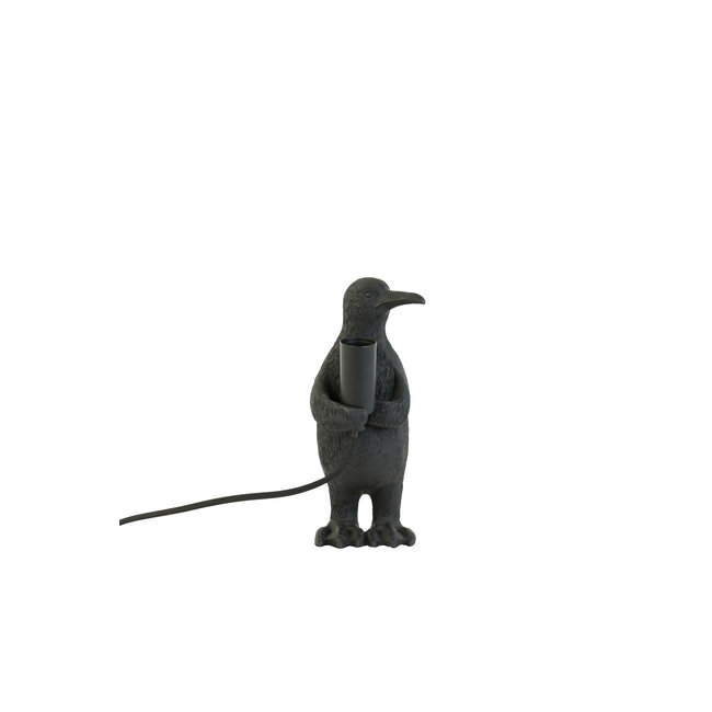 Light en Living Tafellamp E14 pinguïn mat zwart - Diverse afmetingen