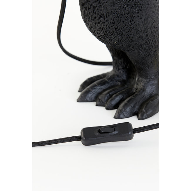 Light en Living Tafellamp E14 pinguïn mat zwart - Diverse afmetingen