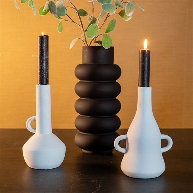 Countryfield Kandelaar fles met oor Piper - Diverse kleuren