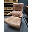 Het Anker Draaifauteuil Quartus  Afrika Leer S Tabac