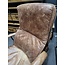 Het Anker Draaifauteuil Quartus  Afrika Leer S Tabac