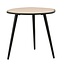 Light en Living Bijzettafel 54x45,5x48 cm DIVO spiegel  bruin glas+zwart