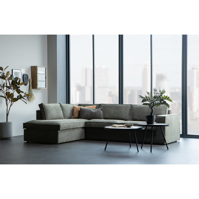 Woood Freddie Hoekbank Links Warm Groen